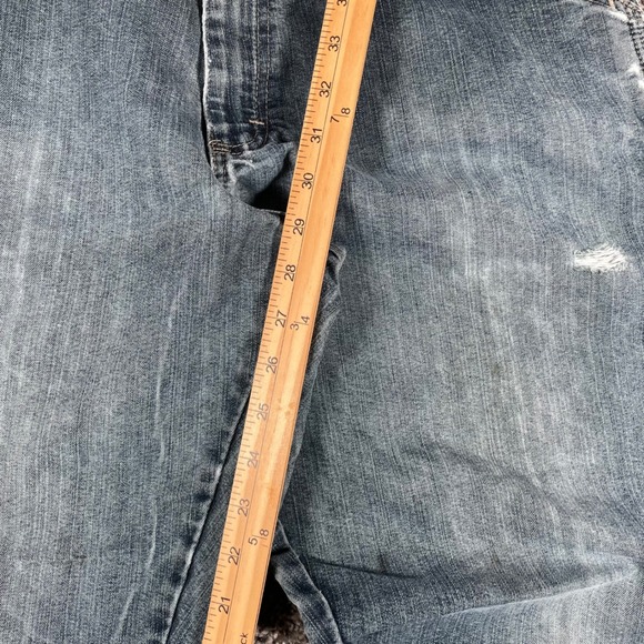 Wrangler Faded Blue Carpenter Denim Jeans - Picture 5 of 7